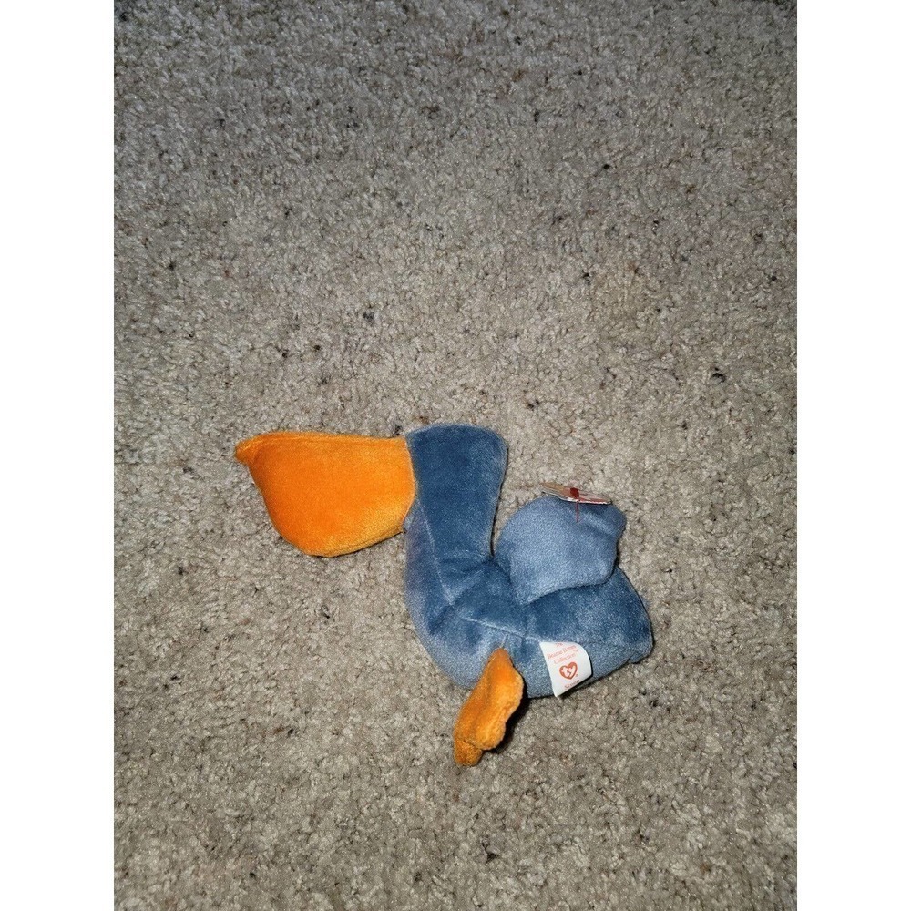 Scoop The Pelican Ty Beanie Baby DOB July 1,1996 Style 4107 As Pictured